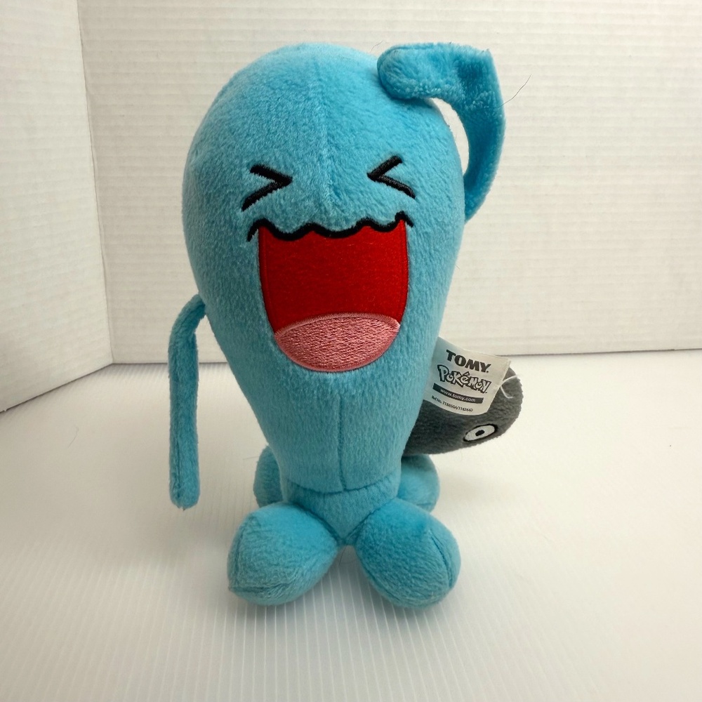 Pokemon Pokémon Wobbuffet Plush Toy 8" TOMY Nintendo Official Licensed Y2K